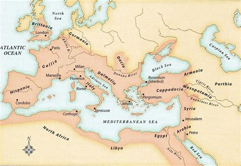 rome is located near which sea.